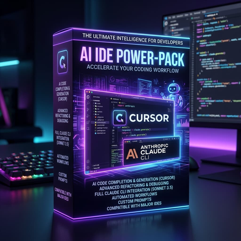 AI IDE Power-Pack Product Mockup